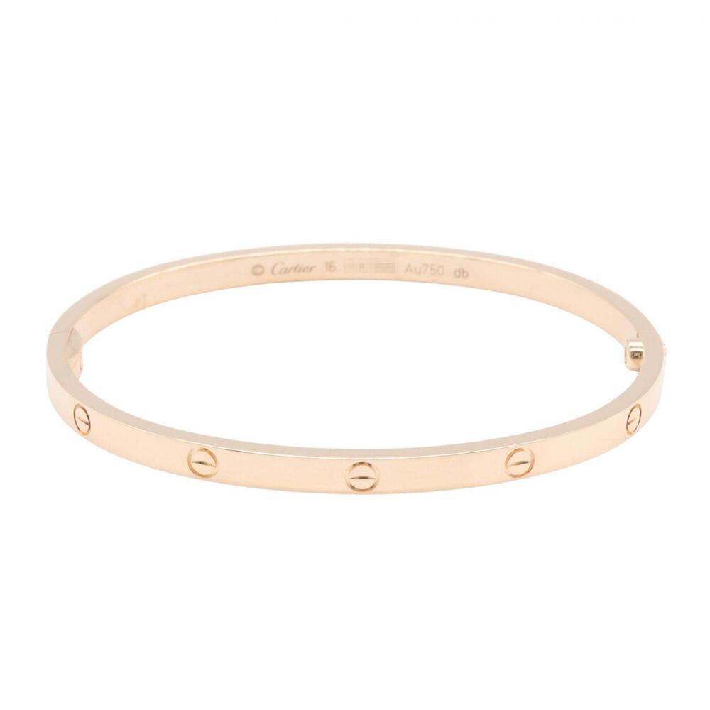 Cartier Love Bracelet Small Accessory 18KPG (Pink Gold) Women's Gold Tone B60...